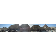 Khafre Pyramid Complex and Sphinx Complex: Site: Giza; View: Khafre Valley Temple, Sphinx Temple